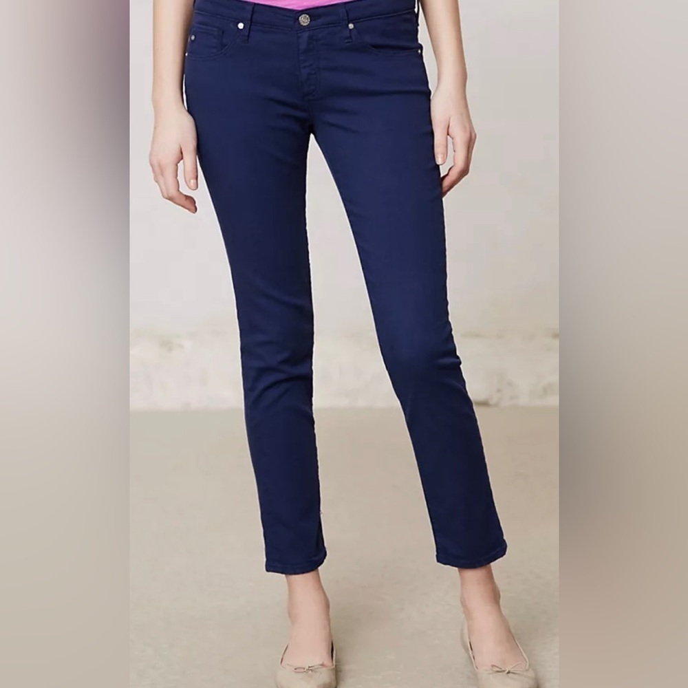 Anthropologie Stevie Ankle by Adriano Goldschmied Jeans 29R regular, dark wash
